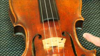 How to position violin bridge [upl. by Ambrosi568]