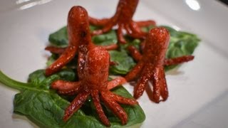 Sausage Octopus  Cook With Amber [upl. by Laubin]