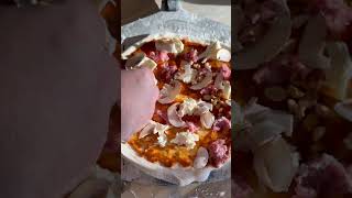 BUTTER CHICKEN SAUCE PIZZA pizza pizzalover [upl. by Oneal450]