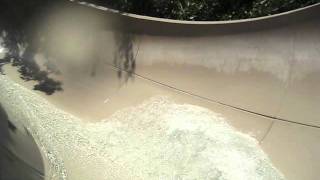 AWESOME WATER SLIDE Runoff rapids at Blizzard Beach Disney  full ride [upl. by Alikee]