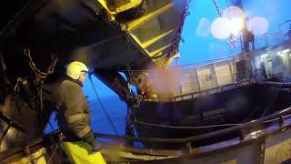 Icelandic trawler Fishing North Atlantic sea [upl. by Anavlis455]