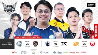 🔴 LIVE  MPL ID S14  Regular Season Hari 3 Minggu 6  Bahasa Indonesia [upl. by Eulalee]