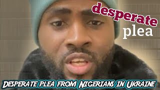 Desperate Plea From Nigerians Stuck In Ukraine Sheltering Underground [upl. by Laresa993]