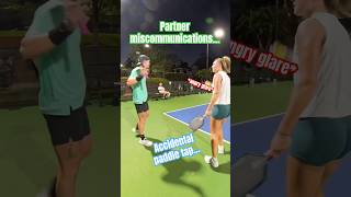 Pickleball partner miscommunications… pickleball relationshipgoals [upl. by Rabah365]