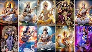 New Saraswati maa photo wallpaper 2024  Saraswati mata ke Dp photos  Maa sarswati ke photos pics [upl. by Etirugram306]