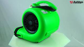 Ashbys Flood Restoration Multi Position 15 HP Airmover  3 speed with Kickstand PC7351 [upl. by Veal527]