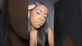 Tutorial makeup 🦋💙 makeup maquiagem [upl. by Slrahc]