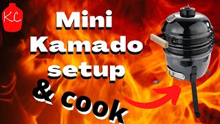 Aldi Mini Kamado  Start to Finish charcoal setup and cook [upl. by Luise628]