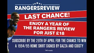 🚨 Win a Rangers jersey signed by Gazza and McCoist [upl. by Quincey705]