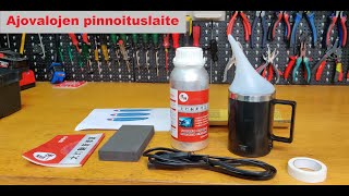 Ajovalojen pinnoituslaiteHeadlight restoration kit [upl. by Ramas]