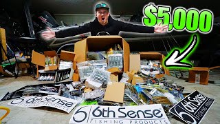 5000 LARGEST Fishing Tackle Unboxing EVER New 6th Sense Plastics Colors amp Prototypes [upl. by Curren872]