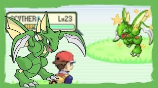 LIVE 4 Shiny Scyther after 20364 REs in the Fire Red Safari Zone WIN OR FAIL [upl. by Irual]