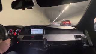 BMW M5 V10 E60 STRAIGHT PIPE TUNNEL BRUTAL SOUND [upl. by Etennaej464]