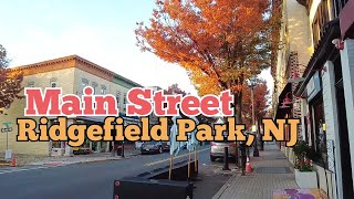 Walking on Main Street in Ridgefield Park New Jersey USA  Hobart St to Preston St [upl. by Neesay]