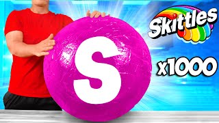 Géant Skittles  Comment faire le plus grand du monde DIY Skittles par VANZAI [upl. by Arbed]