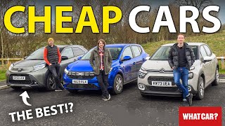 Whats the best CHEAP new car Citroen vs Dacia vs Toyota  What Car [upl. by Gilbert]