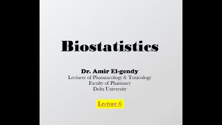 Biostatistics Lec 6  Inferential statistics [upl. by Arocahs]