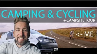 Outdoor Escapes Camper Van  Cycling and Campsite Tour [upl. by Arras]