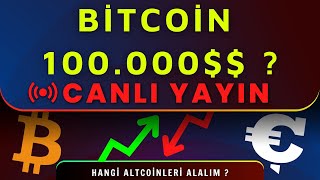 ACİL CANLI YAYIN ALTCOİNLER NE ZAMAN YÜKSELECEK [upl. by Rebliw]