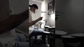 Resolve  Smile partial drum cover [upl. by Yenal101]