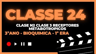 Clase N2 Clase 3 Receptores Metabotropicos  Medicina  Fundacion Barcelo [upl. by Nahsab]