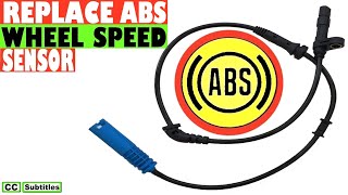 How to replace an ABS Wheel Sensor  ABS Wheel Speed Sensor Replacement [upl. by Hedgcock]