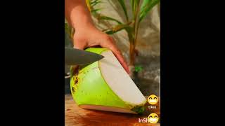 Amazing fresh Coconuts Cuttingshortsfeed [upl. by Cindie888]