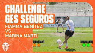 CHALLENGE GES SEGUROS  FIAMMA BENÍTEZ VS MARINA MARTÍ  VALENCIA CF FEMENINO [upl. by Oyr877]