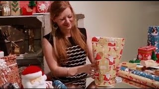 Craft Corner How to wrap an awkward shaped present [upl. by O'Driscoll]