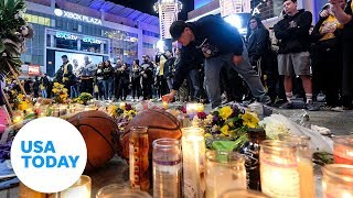 NBA fans react to the death of Kobe Bryant  USA TODAY [upl. by Henriette]