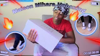 Unboxing Maison Mihara Yasuhiro 🔥 sizing  try on I finally got my hands on them👀 [upl. by Eisned]