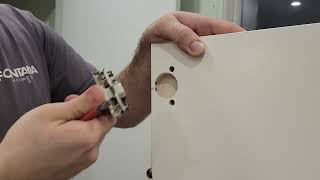 How to installremove Ikea hinge on the Ikea kitchen cabinet door [upl. by Donny]