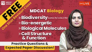 MDCAT Reconduct 2024  Free Revision Class 01  Biology  SZABMU  Sindh [upl. by Yarahs106]