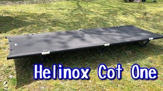 【道具紹介】Helinox cot one ヘリノックス コットワン [upl. by Giglio652]