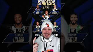 NBA ALLSTAR STARTERS ANNOUNCED [upl. by Connell686]