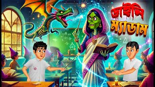 ডাইনি ম্যাডাম। । Daini Madam। Bengali Horror Cartoon  Khirer Putul 😱 [upl. by Shamma]