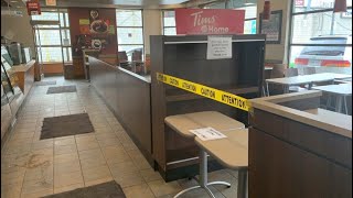 DOUBLE TROUBLE AT TIMS No more instore dining at one Oshawa location [upl. by Aimit]