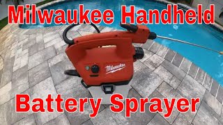 MILWAUKEE  M12  HANDHELD SPRAYER kits 252821g2  BATTERY POWER CHEMICAL SPRAYER MilwaukeeTool [upl. by Lerred]