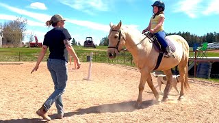 My First RIDING Lesson [upl. by Humbert]