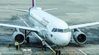 TRIP REPORT  Eurowings  Airbus A320  London  Dusseldorf LHR  DUS  Basic Economy [upl. by Annaek242]