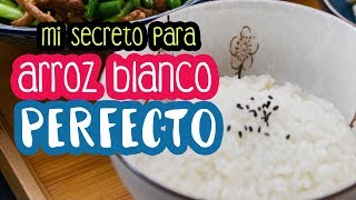 Arroz blanco perfecto  Receta fácil [upl. by Pollie]