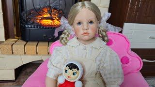 Обзор куклы от Hildegard GunZel Bambina Bella WPM 1998 годdoll кукольныймир [upl. by Etra]