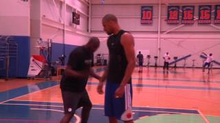 Tyson Chandler Spinning in the Paint with Hakeem Olajuwon [upl. by Ettezil952]