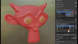 Sculpt layers on Ucupaint 20 and Blender 42 Demo [upl. by Eldrida433]