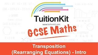 Transposition Rearranging Equations  Intro [upl. by Tella820]