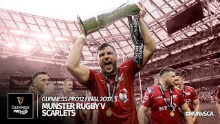 The Guinness PRO12 Final 201617 Munster Rugby v Scarlets Rugby  Official Highlights [upl. by Ihc111]