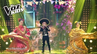 David Tarapues canta Allá en el Rancho Grande  La Voz Kids Colombia 2018 [upl. by Adni]