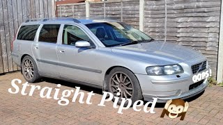 Straight Piped my Volvo V70 D5 [upl. by Bega548]