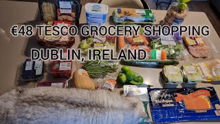 🇮🇪✨️🛍 Tesco Grocery Shopping in Dublin Ireland in September 2024 for 48 euros food cat foodie [upl. by Henryson]