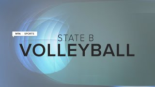 State B volleyball Baker dominates to meet heavyweight Huntley Project in undefeated semifinal [upl. by Pihc]